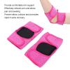 Agatige 2pcs Kids Elbow Brace Arm Sleeve, Soft Children Elbow Protective Pads Thick Sponge Support Brace Splint Adjustable Stabilizer for Dancing, Cycling(Rose Red) view 2