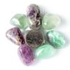 1/4 lb Tumbled Rainbow Fluorite Gemstone Crystals 6-10 Stones Gem Rock Specimens view 2
