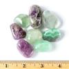 1/4 lb Tumbled Rainbow Fluorite Gemstone Crystals 6-10 Stones Gem Rock Specimens view 3
