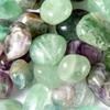 1/4 lb Tumbled Rainbow Fluorite Gemstone Crystals 6-10 Stones Gem Rock Specimens view 4