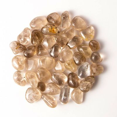 1/2 lb Tumbled Smoky Quartz Gemstone Crystals 30-50 Stones Gem Rock Specimens