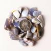 1/2 lb Tumbled Blue Chalcedony Gemstone Crystals 95-115 Stones Rock Specimens view 2