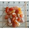1/2 lb Tumbled Banded Carnelian Gemstone Crystals 30-50 Stones Gem Rock Specimen view 3