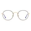 outdoor Round bifocal reading glasses, transitional reading glasses for men and women, with photochromic lenses reading glasses (black gold, 3.25) view 4