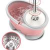 JINHH Spin Mop Bucket System Spin Mop Household Lazy 360 Spinning Mop Bucket Floor Cleaning System with Stainless Steel Handle Floor Cleaning Mop Kit Bucket Floor Cleaning System view 3