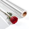 Clear Cellophane Wrap Roll-Plastic Gift Wrapping Paper 148ft x 34 inches, Transparent Paper Wrap Roll 3 Mil Thick for Floral Bouquets, Flower Paper Wrapping for Hampers, Baskets, Treats, Arts & Crafts view 1