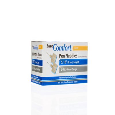 PEN NEEDLE 30 G X 5/16" (8 MM) SURE COMFORT