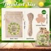 Shappy 24 Sets St. Patrick's Day Gift Bags Green Shamrock Burlap Party Favor Bags Candy Bags Irish Clover St Patricks Treat Bags Gift Wrap Bags for St. Patricks Day Party Favors, 7 x 5 Inch view 3