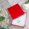 Cardboard Jewelry Boxes 10 Pack - 6"x5"x1" Bulk Cotton Filled Small Gift Boxes with Lids for Jewelry Packaging - Jewelry Gift Boxes for Shipping, Small Business, Accessories (Red) view 4