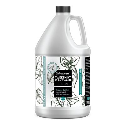 Best Natural Non-Toxic Enzyme Safe Solutions TweetMint Plant Wash (64 oz) Bottle