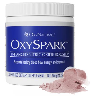OxySpark Nitric Oxide Supplement for Men & Women | Support Energy, Circulation & Stamina | L-Citrulline, ViNitrox & Beet Root Powder | 30 Servings (1 Bottle) | Made in USA