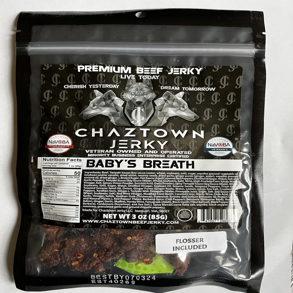 Chaztown Jerky (Mild Teriyaki)