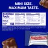 Baby Ruth, Chocolatey, Peanut, Caramel, Nougat, Minis Individually Wrapped Candy Bars, Resealable Share Size, 9.6 oz, 8 Pack view 2