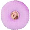 BNRendles Ear Piercing Pillows for Side Sleeper with Ear Hole CNH Piercing Pillows Support Head Ear Pain Relief Ear Pressure Sore Side Sleeping Ear Guard, Minky Dot Lavender view 1