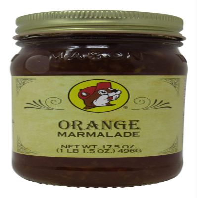 Buc-ee's Orange Marmalade in a Resealable Jar, Gluten Free, No High Fructose Corn Syrup, 17.5 Fl. Ounces