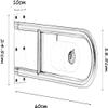 Bath Handle Towel Rail Safety Handle Anti Slip Grab Bars for Bathroom Toilet Armrest Wall-Mounted Straight Hair Towel Rack view 2