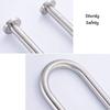 Bath Handle Towel Rail Safety Handle Anti Slip Grab Bars for Bathroom U-Shaped Armrests Wall-Mounted Straight Hair Towel Rack view 3