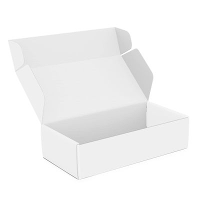 50 Pack 4"x8"x2" Shipping Boxes, Corrugated Cardboard Small Box Mailer, Shipping Boxes for Small Business for Gift Packing- TONESPAC (4"x8"x2", White)