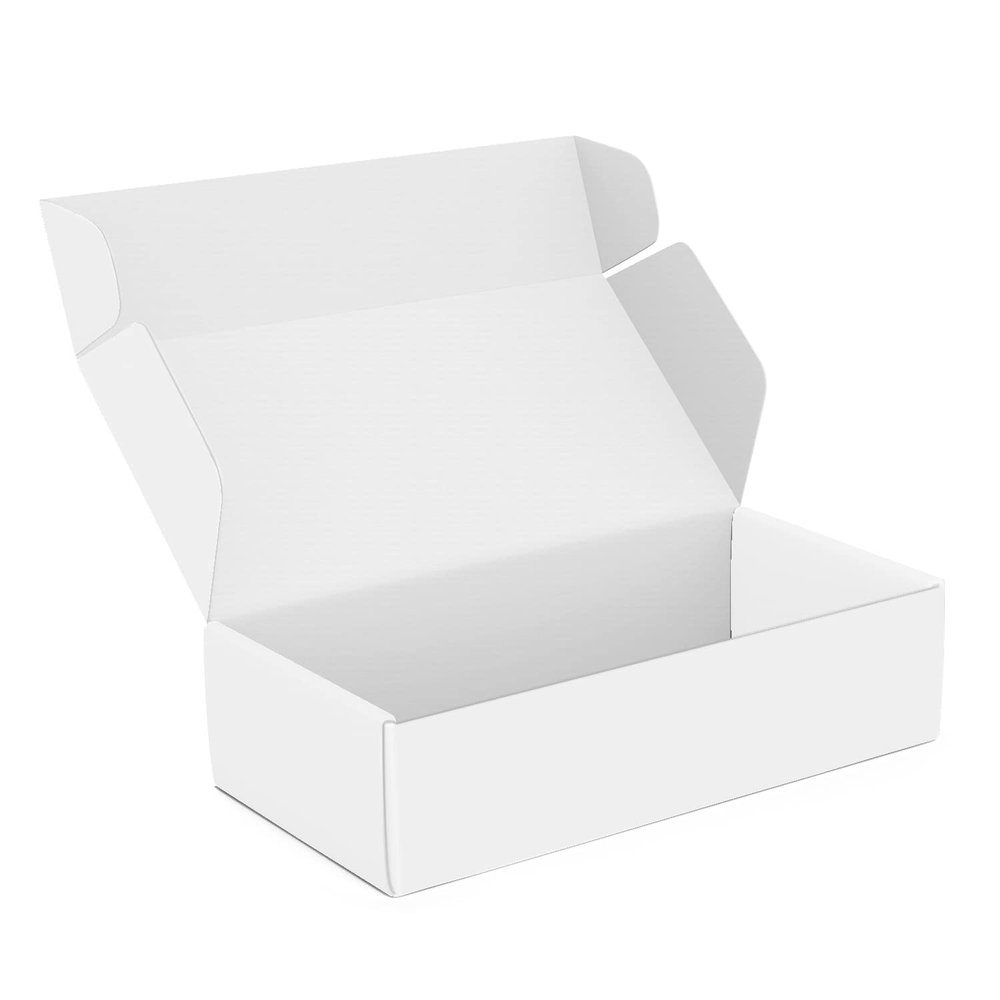 50 Pack 4"x6"x2" Shipping Boxes, Corrugated Cardboard Small Box Mailer, Shipping Boxes for Small Business for Gift Packing- TONESPAC (4"x6"x2", White)