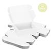 50 Pack 4"x6"x2" Shipping Boxes, Corrugated Cardboard Small Box Mailer, Shipping Boxes for Small Business for Gift Packing- TONESPAC (4"x6"x2", White) view 3
