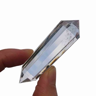12-Facet Clear Crystal Wands Vogel Crystals 12 Sided Vogel Crystal Point Vogel Style Quartz Clear Crystal Quartz Reiki Healing Stones Spirital Meditation Stone Chakra Gemstone Home Decor. Gift