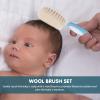Beaupretty Baby Scalp Scrubber 2pcs Baby Brush Set Hair Teasing Comb Toddler Suit Ear Piercing Combs for Kids Baby Suit Hair Shampoo Comb Child Abs Hair Comb view 2