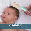 Beaupretty 2pcs Hair Brush Soft Wool Bristles for Gentle Scalp Massage Lightweight and Portable Boys and Girls Grooming Comb Soft for Newborns and Toddlers view 2