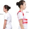 Posture Corrector Brace for Kids Teens, Adjustable Comfort Soft Posture Brace for Neck Shoulder Spinal Hunchback Pain Relief Back Posture (Color : Blue, Size : Large) view 4