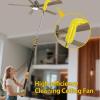 30 Foot High Ceiling Duster Kits with 7-24ft Heavy Duty Extension Pole, High Reach Duster for Cleaning,Microfiber Feather Duster,Cobweb Duster,Ceiling Fan Duster,Window Squeegee & Cleaner view 4