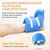 Heel Protector Cushion for Pressure Sores Foot Heel Protectors Offloading Boot for Diabetic Foot Ulcers Heel Protector Pillow for Bed Sores with Cooling Gel Pack Pressure Relieving Cushion (1PCS) view 2