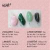 Jet Authentic Unique Collection of Rose Quartz + Green Aventurine + Malachite + Bloodstone Tumbled Stone for resolving Health Issues for Dis-Ease. Balancing Healing Stones (Heart Issue) view 2