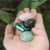 Jet Authentic Unique Collection of Rose Quartz + Green Aventurine + Malachite + Bloodstone Tumbled Stone for resolving Health Issues for Dis-Ease. Balancing Healing Stones (Heart Issue) view 4