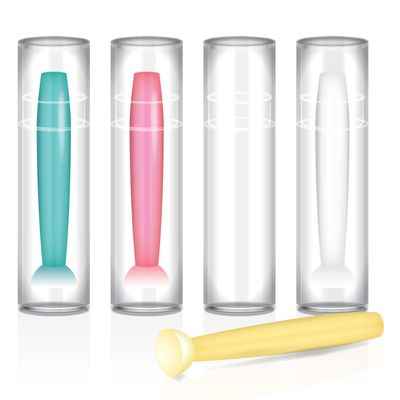 JB White 4X Contact Lens Remover, Sucker for Hard Contact Lenses, RGP and Ortho-k Lenses, Set of 4 pcs Suckers, Lens Tool, Suction Holder (Only Suitable for Hard Contact Lenses), Multicolored