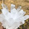 HXSCOO 1pc Natural Rare White Quartz Crystal Cluster Mineral Specimen Healing (Size : 80-90g) view 2