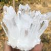 HXSCOO 1pc Natural Rare White Quartz Crystal Cluster Mineral Specimen Healing (Size : 80-90g) view 3