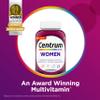 Centrum Multivitamin Tablet for Women, Multivitamin/Multimineral Supplement with Iron, Vitamin D3, B Vitamins and Antioxidant Vitamins C and E, Gluten Free, Non-GMO Ingredients - 200 Count view 2