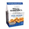 Mama Geraldine's Aged Cheddar Cheese Straws - Protein Packed, Savory and Flavor-Forward, Zero Sugar Low Carb Baked Snack, Crunchy Gourmet Cheese Straws, Bite-Size Appetizer 4.5 oz (4 Pack) view 1