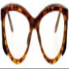 ATTENUTECH Radiation Safety Glasses in stylish, cat eye womens Frame with .75mm pb Radiation Reducing lenses. (Tortoise) view 2