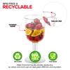Stock Your Home 5 oz Clear Plastic Wine Glass (40 Pack) - BPA Free & Recyclable - Shatterproof Wine Goblet - Disposable & Reusable Cups for Champagne, Dessert, Food Samples, Catering, Weddings view 3