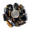 1 lb Tumbled Blue Multi Tigers Eye Gemstone Crystals 185-210 Stones Natural Gems view 4