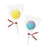 XLSFPY 100PCS Clear Cellophane Treat Bags with 100PCS Twist Ties, 3x4 OPP Rice Crispy Bags for Gift Goodie Favor Candy Cake Pop Birthday Party Cookies Christmas New Year Wedding Party (3'' x 4'') view 4
