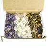 1 lb Lots Tumbled Stone Collection Maraba Amethyst Quartz Golden Tigerseye view 1
