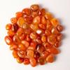 1 lb Tumbled Red Carnelian Gemstone Crystals 40-60 Stones Bulk Rock Specimens view 1