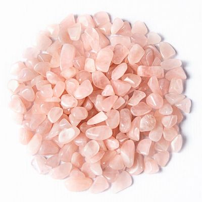 1 lb Tumbled Pink Rose Quartz Gemstone Crystals 90-140 Stones Gem Rock Specimens