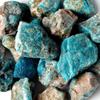 1/4 lb Rough Blue Apatite Natural Unheated Gemstone Crystal Rock Specimen Tumble view 2