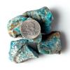 1/4 lb Rough Blue Apatite Natural Unheated Gemstone Crystal Rock Specimen Tumble view 3