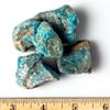 1/4 lb Rough Blue Apatite Natural Unheated Gemstone Crystal Rock Specimen Tumble view 4