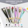 BEISHIDA 100 PCS Single Rose Sleeve Plastic Single Flower Wrapping Rose Packaging Cellophane Flower Sleeves for Florist Bouquet Supplies Mother's Day Valentine's Day (Pink and Gold Letter) view 4