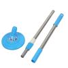 Spin Mop Pole Handle Replacement 360 Rotating Floor Mop Telescopic Handle No Foot Pedal Version Floor Cleaning Scraper for Home Office Hotel (Blue) view 1