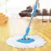 Spin Mop Pole Handle Replacement 360 Rotating Floor Mop Telescopic Handle No Foot Pedal Version Floor Cleaning Scraper for Home Office Hotel (Blue) view 2